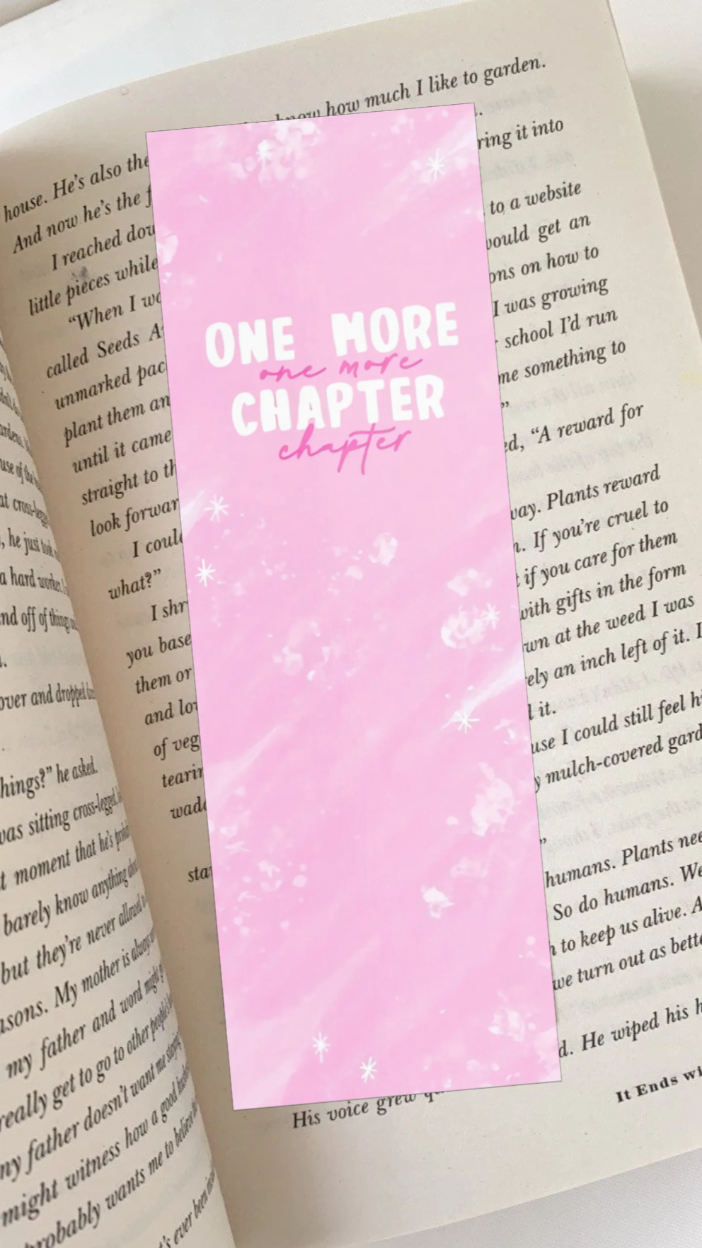 One More Chapter Bookmark